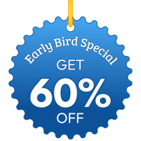 Early bird special discounts Instagram Post template