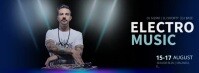 ELECTRO MUSIC DJ Facebook Cover Video template