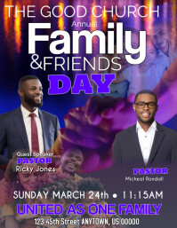 Family and Friends Day Flyer (US Letter) template