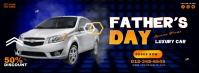 Father's Day Promo Luxury Car Facebook Cover Photo template