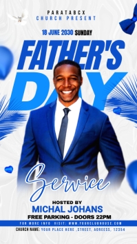 Father's day service social media ad Instagram Story template