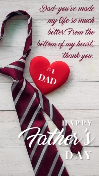 Father's day, event ,party Digital Display (9:16) template