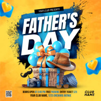 fathers day celebration Instagram Post template