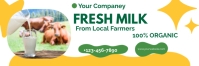 Fresh Milk from Local Farming Template Email Header