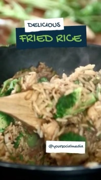 fried rice template Instagram Reel