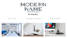 furniture design blog header template