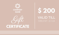 Gift Certificate Template US Legal