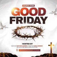 good friday video template Instagram Post