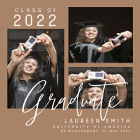 Graduation,important announcement Instagram Post template
