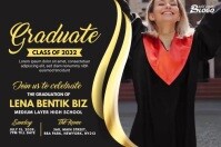 Graduation Invitation Video Template Label