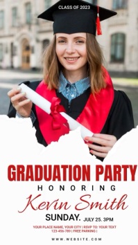 graduation party invitation Tiktok Video template
