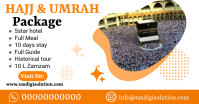Hajj and Umrah agency ad template