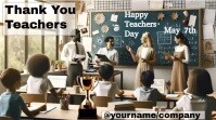 Happy Teachers Day Animated Video Digital Dis template