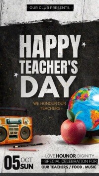 Happy teachers day Instagram Story template