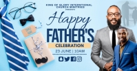 happy fathers day Facebook Shared Image template
