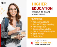 Higher Education Ad Template Large Rectangle