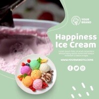 ice cream Instagram Post template