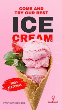 ice cream Instagram Story template