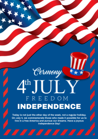 INDEPENDENCE DAY A4 template