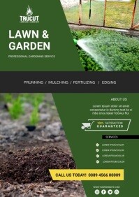 Lawn and garden A4 template
