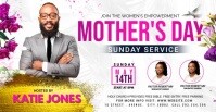 Mother's Day Church Service Template Facebook Ad