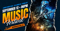 MUSIC EVENT BANNER Facebook Shared Image template