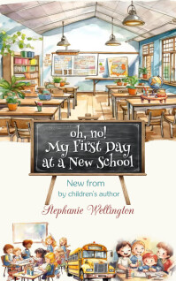 My First Day at a New School Kindle/Book Covers template