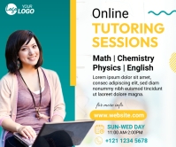 Online Classes Ad Large Rectangle template