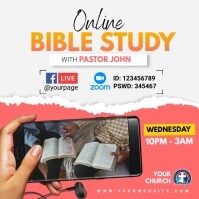 online bible study Instagram Post template