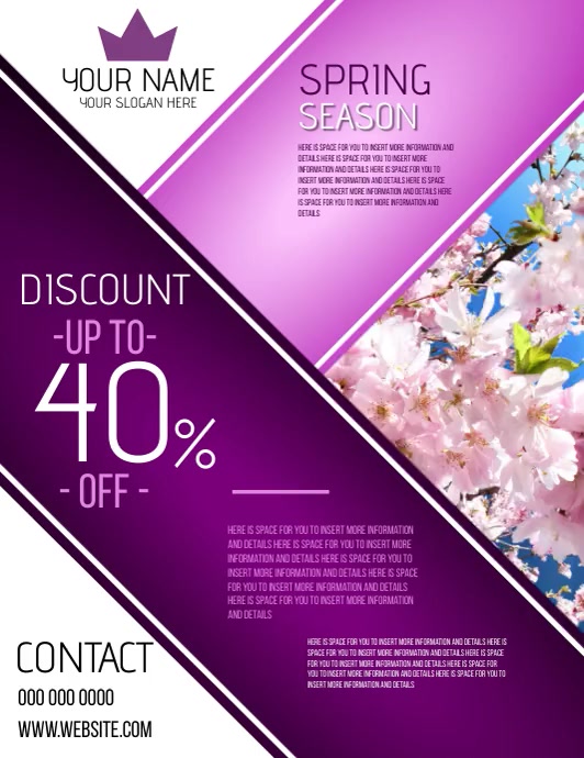 ONLINE STORES STORE SALES EVENT FLYER template
