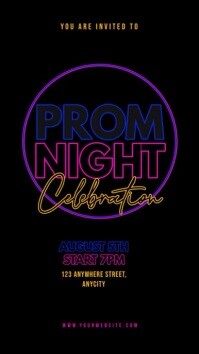Prom Night Instagram template