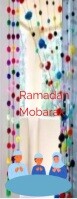 Ramadan Mobarak  Door hanger tampelte template