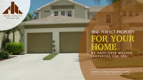 Real Estate Facebook cover template