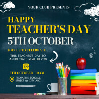 School,back to school,teacher's day Square (1:1) template