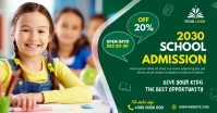 School admission banner post Facebook Shared Image template