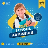School Admission Logo template