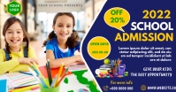 school admission poster template