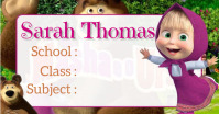 School Name Tags Facebook Ad template