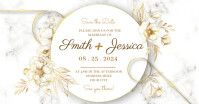 save the date Facebook Shared Image template