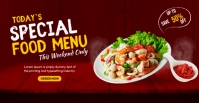 Special Food Menu Facebook Event Cover template