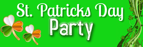 ST.PATTYS DAY Banner 2' × 6' template