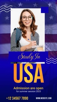 Study in USA Template Instagram Reel