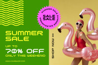 Summer Sale Poster Banner Flyer Template