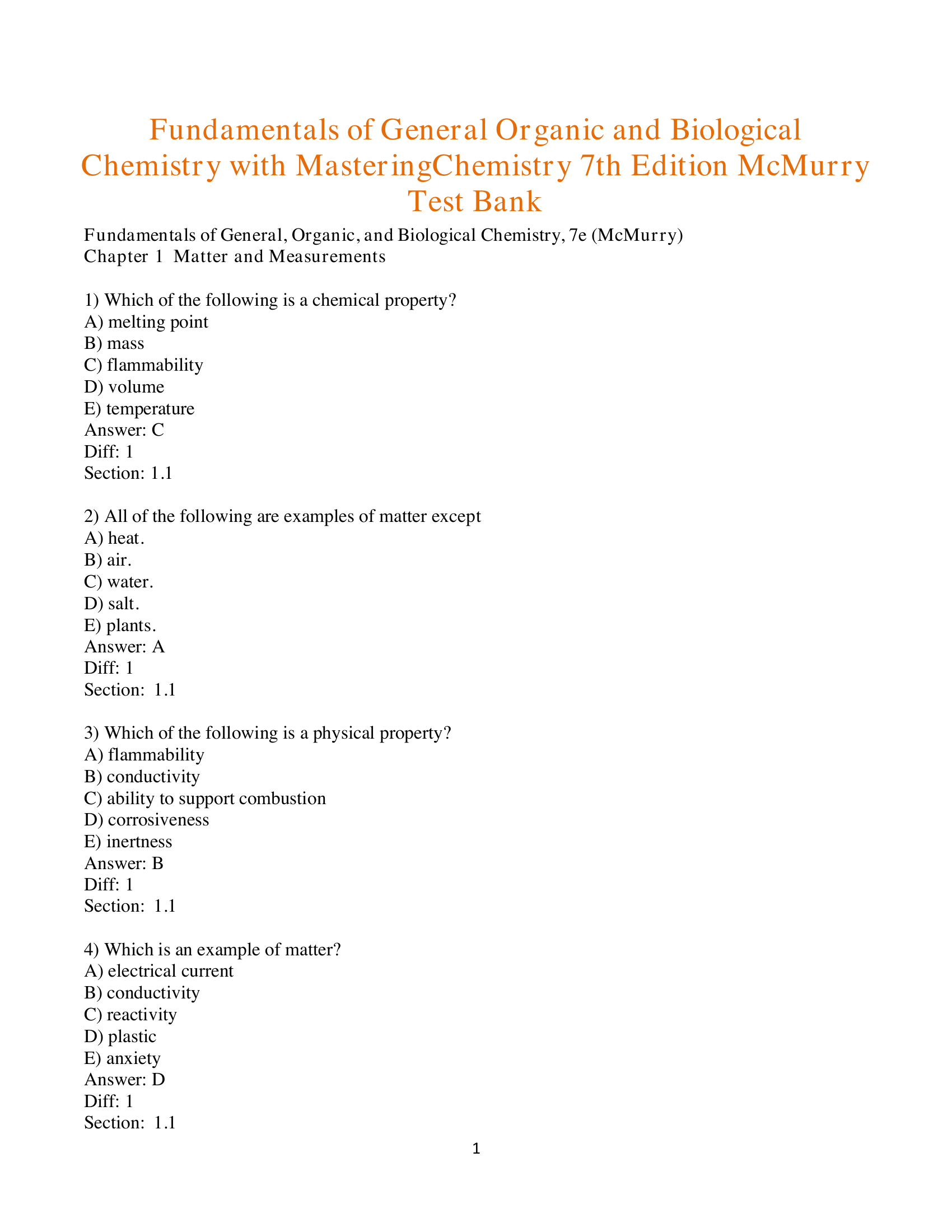 Fundamentals Of General Organic And Biological Chemistry With Mastering chemistry