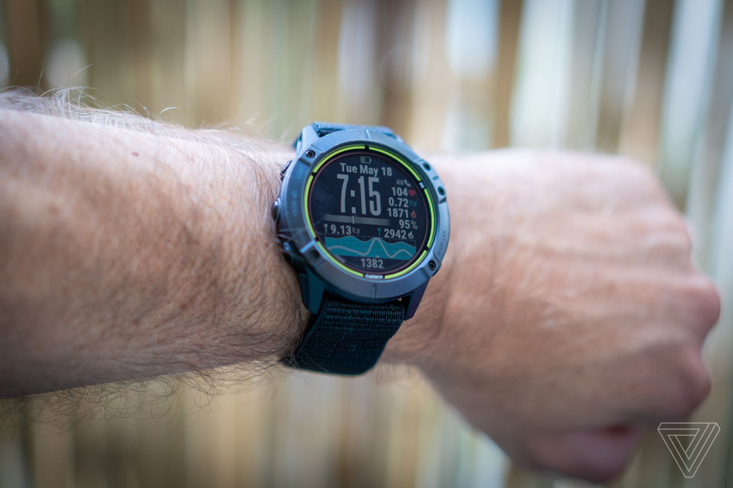 The Garmin Enduro is a big, long-lasting fitness watch