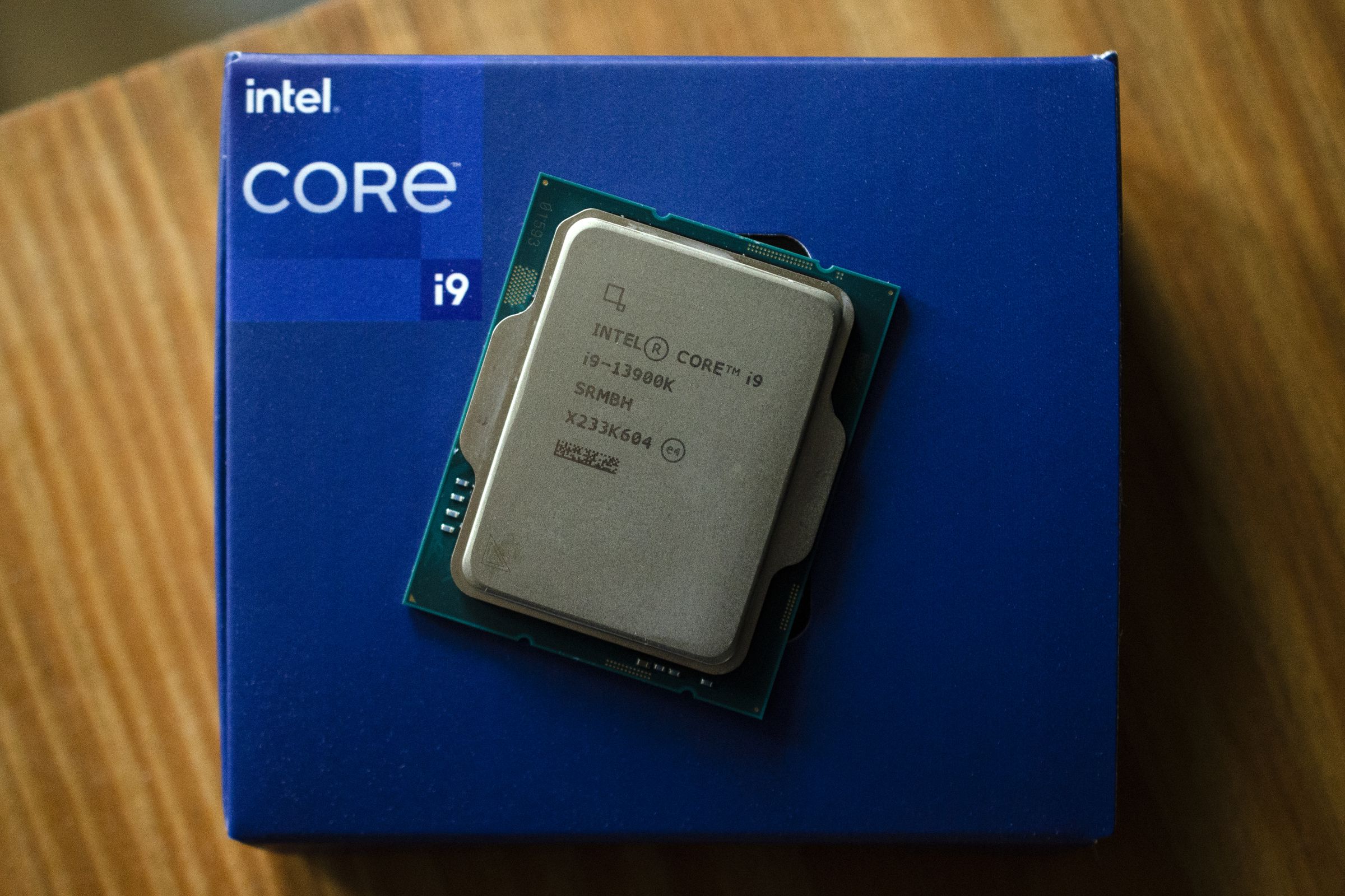Intel’s latest Core i9-13900K processor and its packaging
