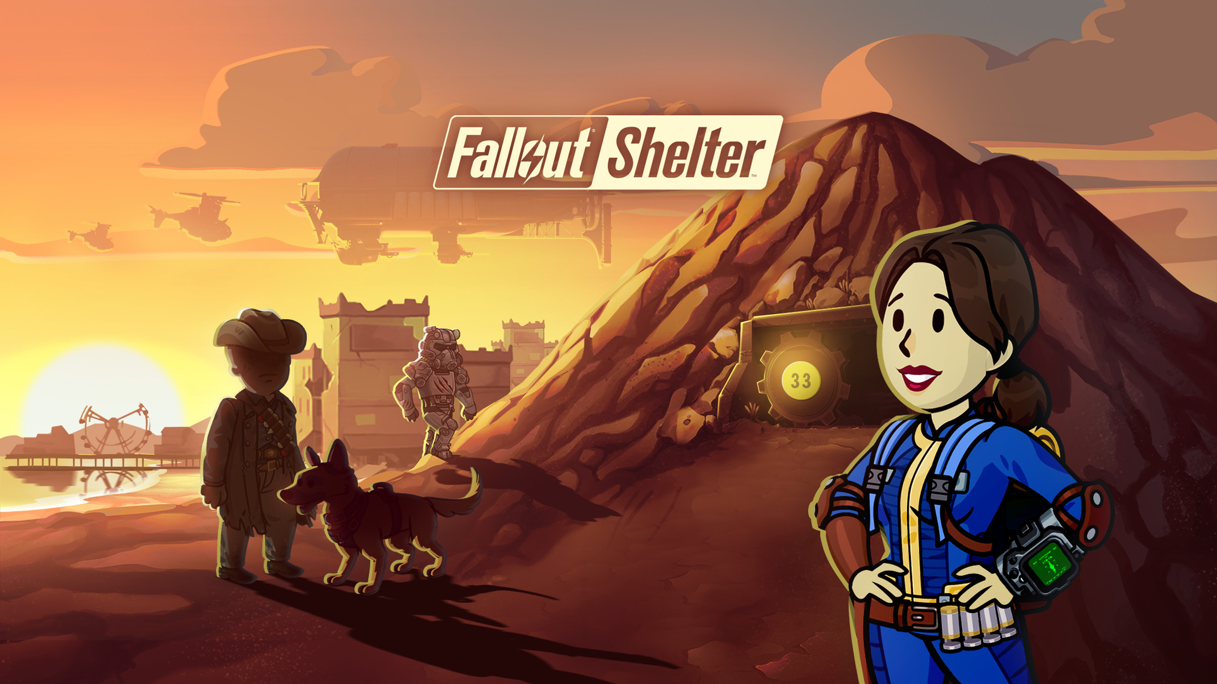 Promotional art for Fallout Shelter.