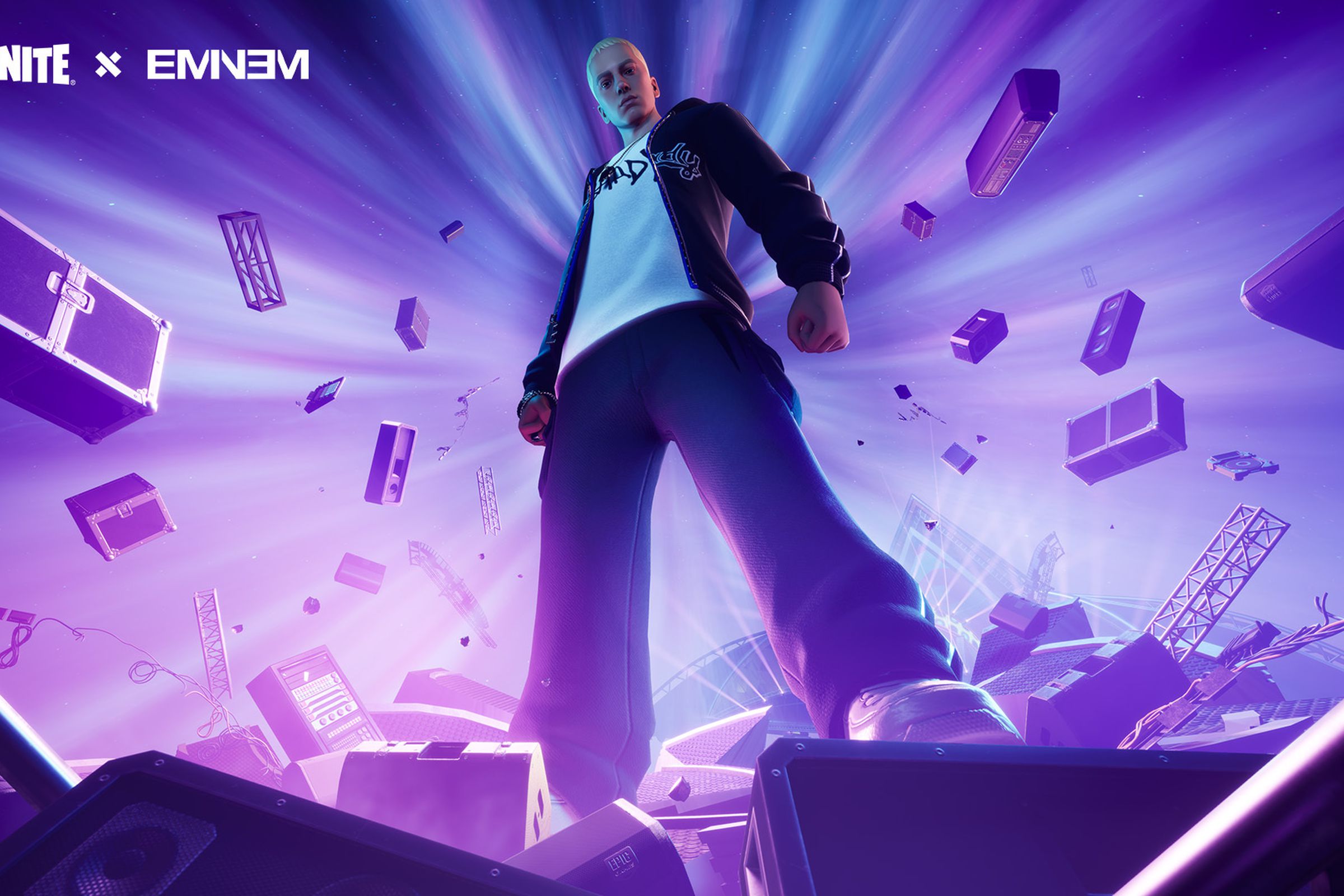 An image showing Eminem in Fortnite
