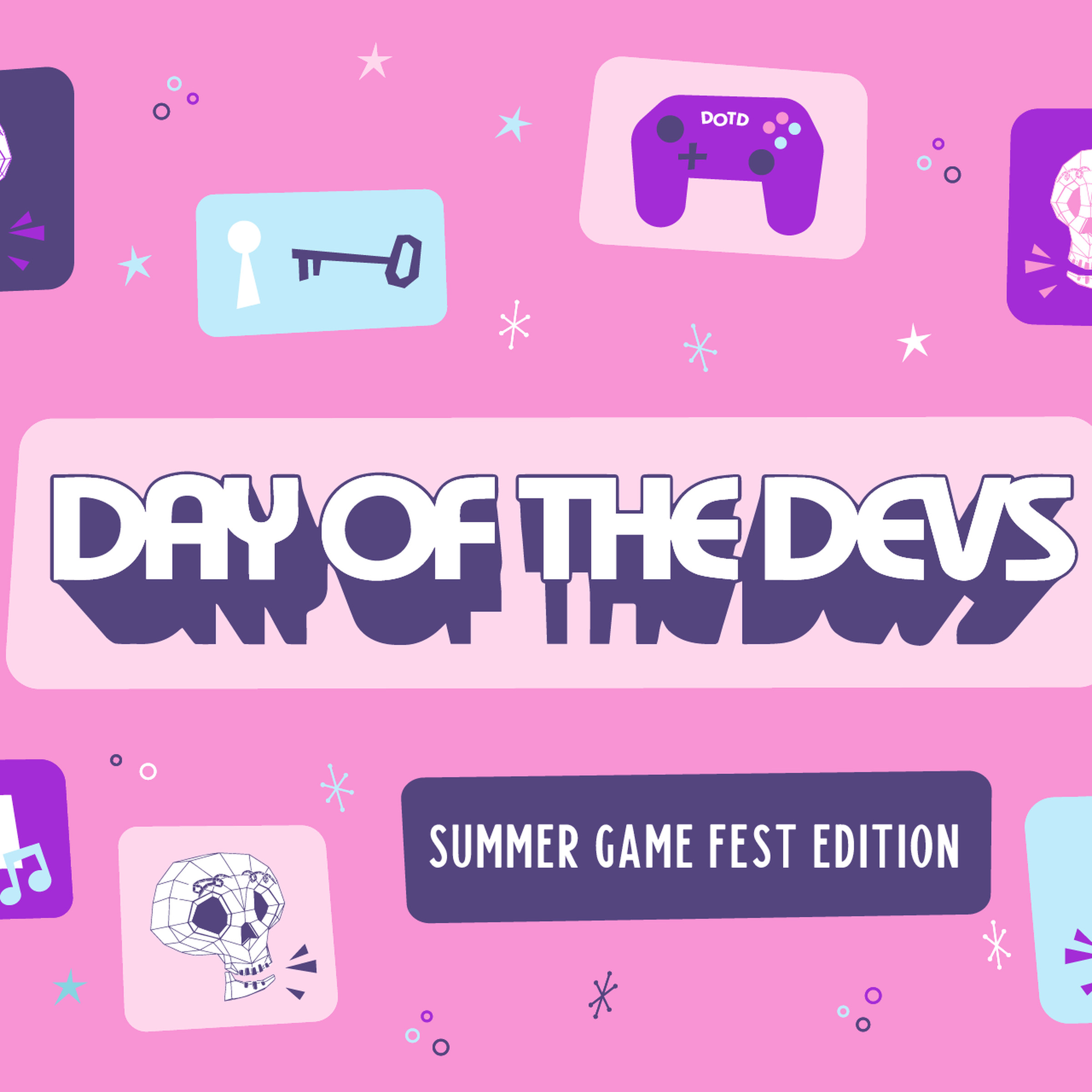 Graphic for Day of the Devs Summer Game Fest 2024 edition