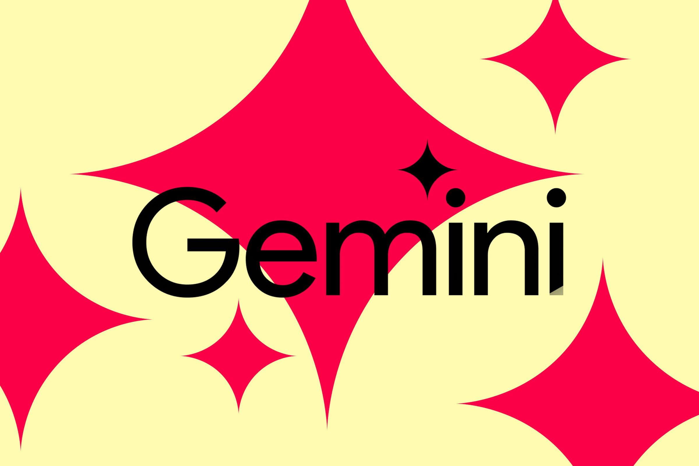 Vector illustration of the Google Gemini logo.